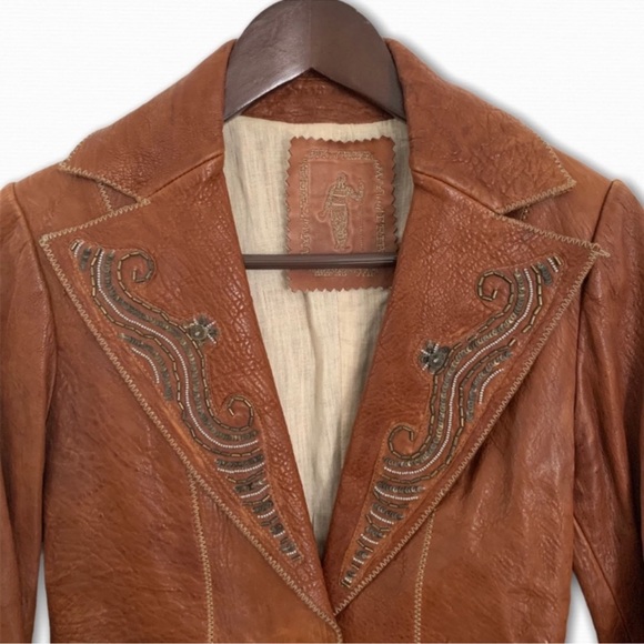 My Tribe Leather Jacket size small - Picture 5 of 6